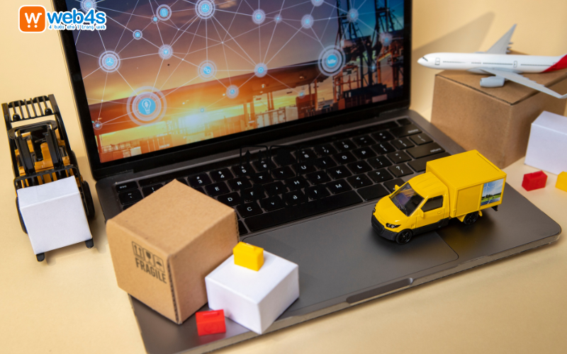 Thiết kế web vận chuyển vận tải logistics